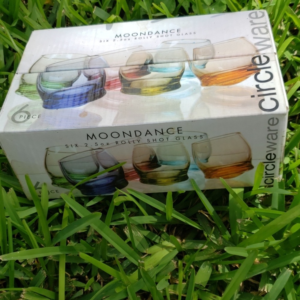 6 rolly shot glasses